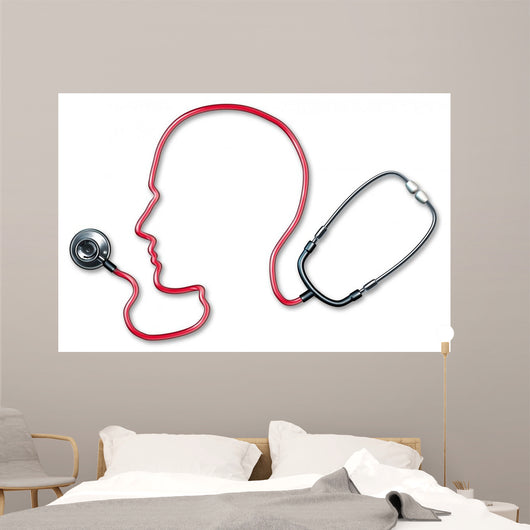 Human Brain Health Wall Decal