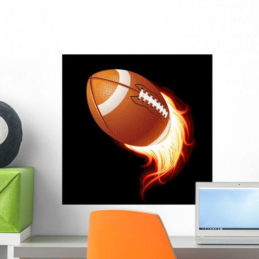 Vector Flying Flaming American Wall Decal