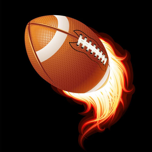 Vector Flying Flaming American Wall Decal