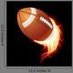Vector Flying Flaming American Wall Decal