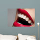 Close-up Happy Female Smile Wall Decal
