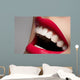 Close-up Happy Female Smile Wall Decal
