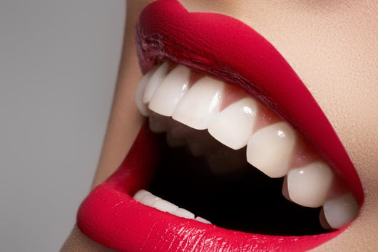 Close-up Happy Female Smile Wall Decal