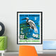 Great White Egret Wall Decal