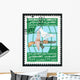 Gun and Pigeon Wall Decal