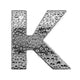 Chrome Alphabet Symbol Letter Wall Decal