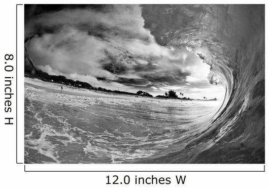 Giant Wave Breaking Wall Decal