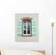 Window Green Shutters Wall Decal