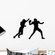 American Football Quarterback Silhouette Wall Decal