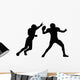 American Football Quarterback Silhouette Wall Decal