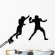 American Football Quarterback Silhouette Wall Decal