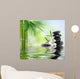 Spa Stones with Frangipani Wall Decal