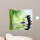 Spa Stones with Frangipani Wall Decal