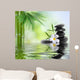Spa Stones with Frangipani Wall Decal