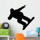 Silhouette Snowboarder Sports Winter Wall Decal