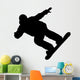 Silhouette Snowboarder Sports Winter Wall Decal
