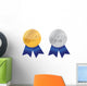 Good Job Ribbon Seals Wall Decal