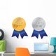 Good Job Ribbon Seals Wall Decal
