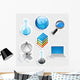 Sticker Icon Set for Wall Decal