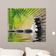 Spa Stones Bamboo with Wall Decal
