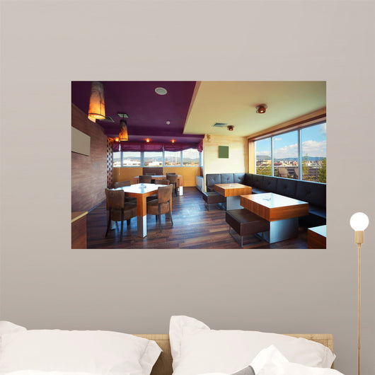 Cafe Interior Wall Decal