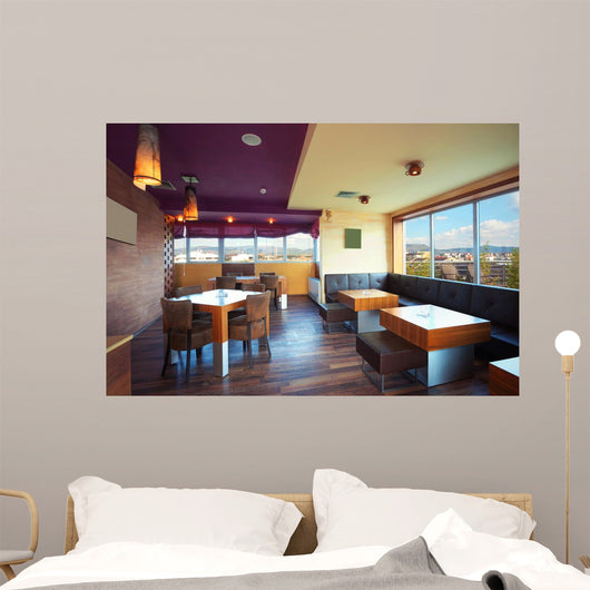 Cafe Interior Wall Decal