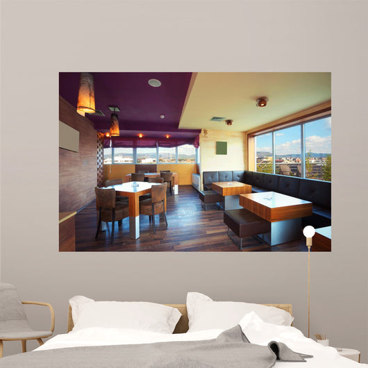 Cafe Interior Wall Decal