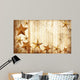 Country Christmas Stars Wall Decal