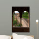 Medieval Bastions Seen through Wall Decal