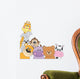 Tarjeta Animales Espacio En Wall Decal