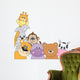 Tarjeta Animales Espacio En Wall Decal
