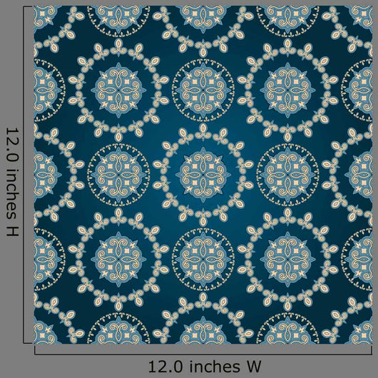 Vector Seamless Eastern Pattern Wall Decal
