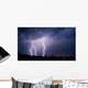 Nighttime Lightning Storm Wall Decal