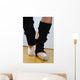 Ballet Shoes (Right Foot Pointed) Wall Decal