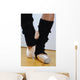 Ballet Shoes (Right Foot Pointed) Wall Decal