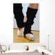 Ballet Shoes (Right Foot Pointed) Wall Decal