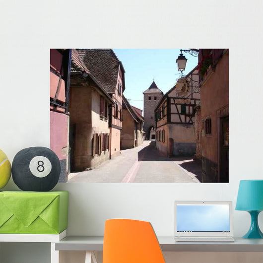 Fortified Village Dambach-la-ville Alsace Wall Decal