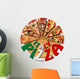 Italy Pizza Cutting Board Wall Decal