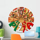 Italy Pizza Cutting Board Wall Decal