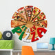 Italy Pizza Cutting Board Wall Decal
