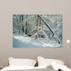 Fallen Tree and Stream Wall Decal