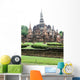 Ruins Wat Mahathat Wall Decal