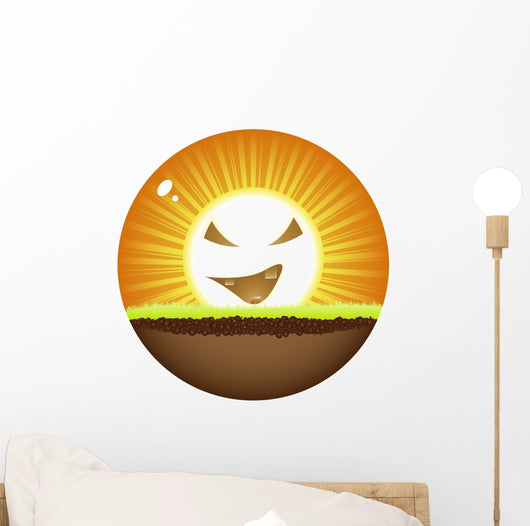 Sunshine Ball Fot Halloween Wall Decal