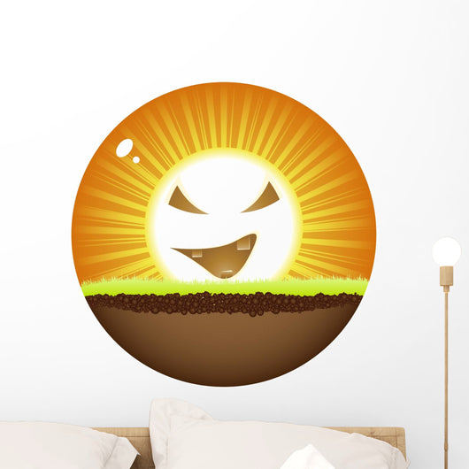 Sunshine Ball Fot Halloween Wall Decal