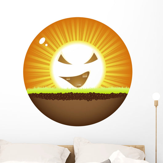 Sunshine Ball Fot Halloween Wall Decal