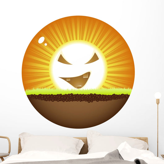 Sunshine Ball Fot Halloween Wall Decal