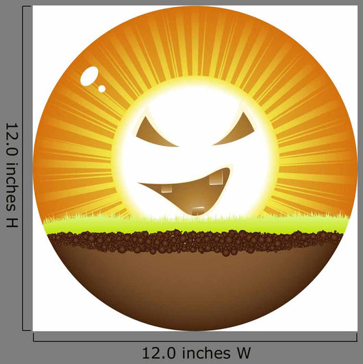 Sunshine Ball Fot Halloween Wall Decal