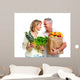 Shopping Couple Wall Decal