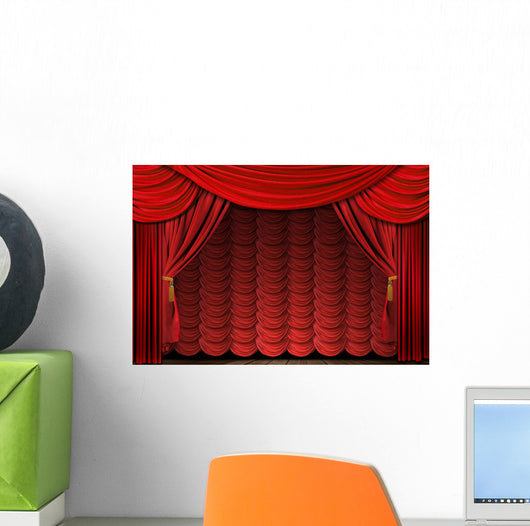 Old Fashioned Theater Stage Wall Decal