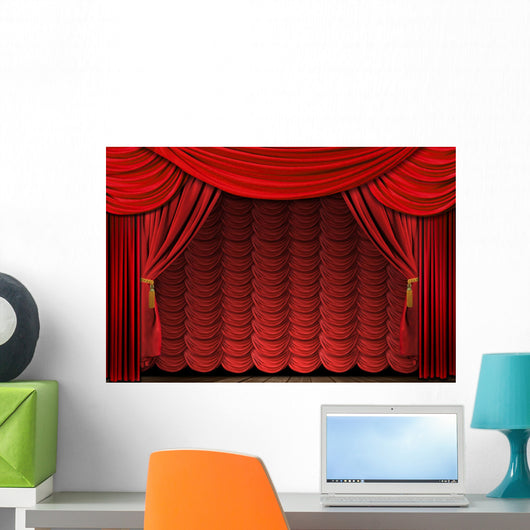 Old Fashioned Theater Stage Wall Decal